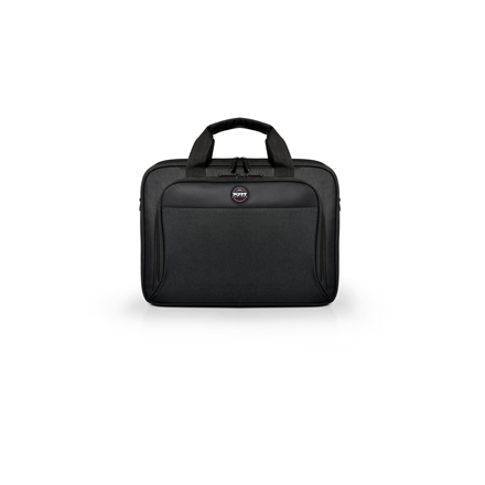 PORT DESIGNS HANOI II CLAMSHELL 13/14 Briefcase, Black | PORT DESIGNS | HANOI II Clamshell | Laptop case | Notebook | Black | Shoulder strap
