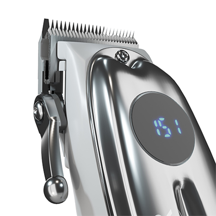 Adler | Proffesional Hair clipper | AD 2831 | Cordless or corded | Number of length steps 6 | Silver