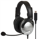 Koss  casque gaming  sb45 usb  filaire  supra-auriculaire  microphone  antibruit  argent/noir