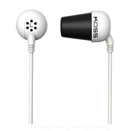 Koss | Plug | Filaire | Intra-auriculaire | Antibruit | Blanc