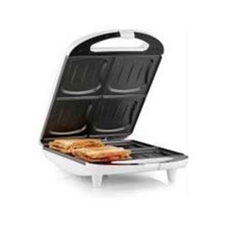 Tristar | Appareil à croque-monsieur XL | SA-3065 | 1300 W | Nombre de plaques : 1 | Nombre de pâtisseries : 4 | Blanc