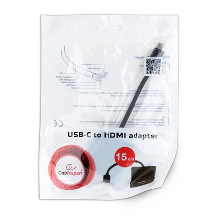 Cablexpert USB-C to HDMI adapter, Black | Cablexpert