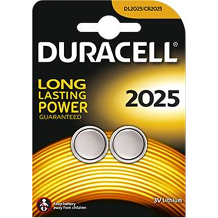 Duracell DL/CR 2025 Batteries - 2 Pack