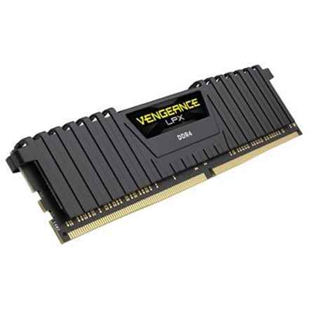Corsair DDR4, 3 200 MHz, 16 Go, 2 x 8 Go, Dimm, sans tampon, 16-18-18-36, XMP 2.0, dissipateur thermique Vengeance LPX noir, PCB noir, 1,35 V, pour SKL