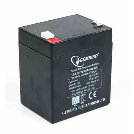 Batterie plomb-acide scellée Gembird 12 V, 5 Ah (VRLA)