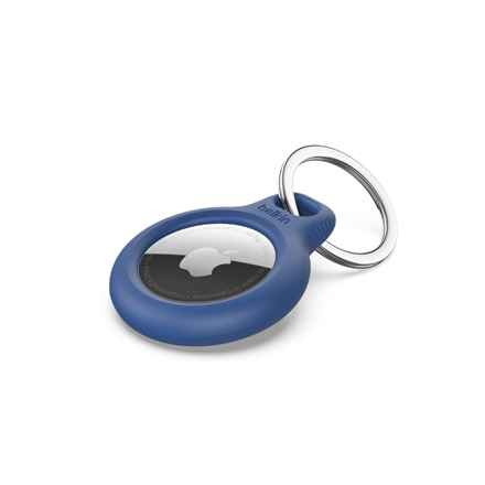 Belkin | Support sécurisé avec porte-clés pour AirTag | Bleu