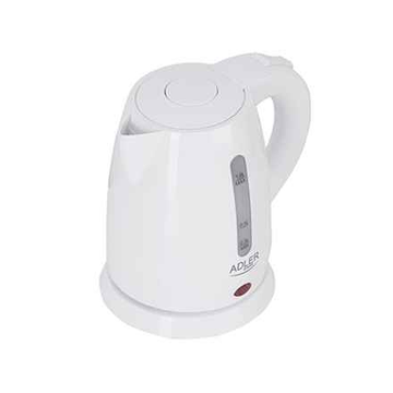 Bouilloire électrique Adler AD 1272 1 L 1600 W Noisette, Blanc