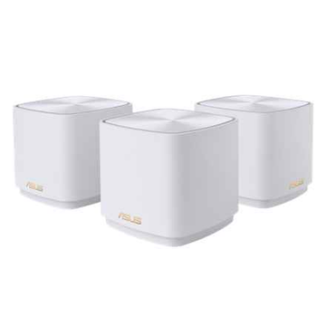 ZenWiFi XD4 Plus (W-3-PK) Wireless-AX1800 (pack de 3) | 802.11ax | 1201+574 Mbit/s | 10/100/1000 Mbit/s | Ports Ethernet LAN (RJ-45) 1 | Prise en charge Mesh Oui | MU-MiMO Oui | Pas de haut débit mobile | Antenne Interne