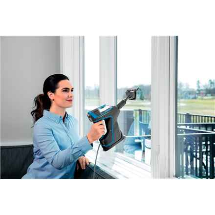 Nettoyeur vapeur vertical Bissell PowerFresh SlimSteam 1500 W Bleu, Titane