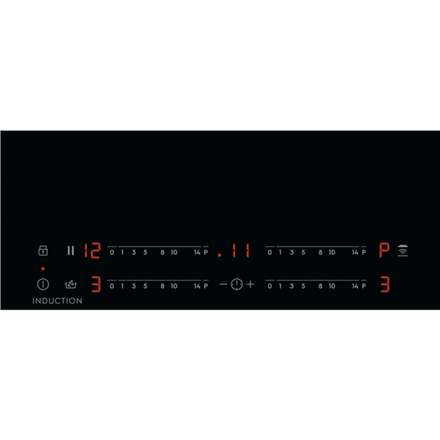 Electrolux EIS62443 Black Built-in 60 cm Zone induction hob 4 zone(s)