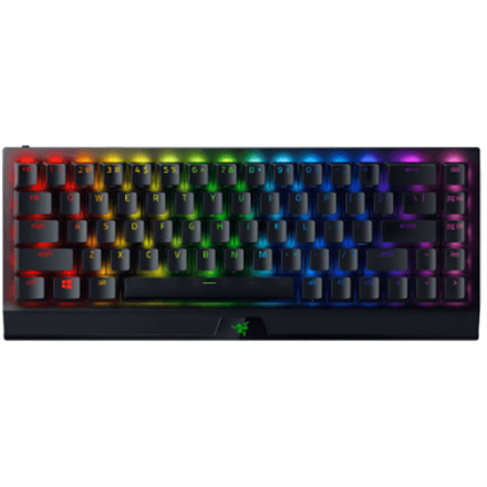  Razer BlackWidow V3 Mini HyperSpeed Gaming keyboard USB+RF Wireless+Bluetooth Yellow Switch, Black
