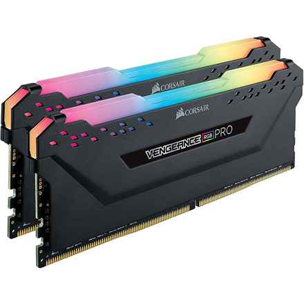 CORSAIR DDR4 3600 MHz 32 Go 2 x 288 DIMM sans tampon 18-22-22-42 Vengeance RGB PRO Dissipateur de chaleur LED RGB 1,35 V XMP 2.0