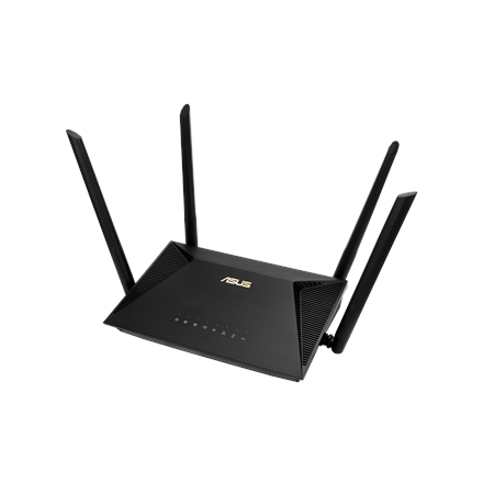 ASUS RT-AX53U wireless router Gigabit Ethernet Dual-band (2.4 GHz / 5 GHz) Black