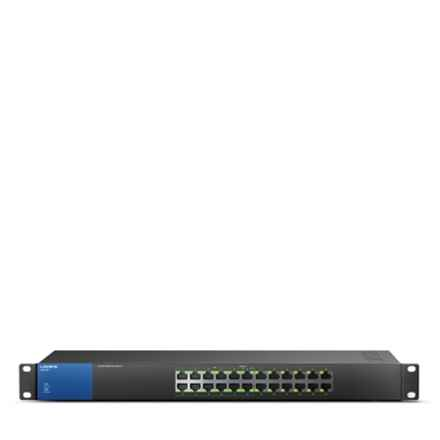 Linksys | LGS124P-EU | Commutateur non géré | 24 ports | 1 Gbit/s | PoE 120 W