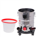 Camry  aspirateur industriel professionnel  cr 7045  avec sac  aspiration eau  puissance 3400 w  capacité poussière 25 l  rouge/argent