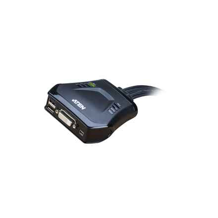 Commutateur KVM Aten 2 ports USB DVI avec sélecteur de port distant | Aten | Sélecteur de port distant | Commutateur KVM 2 ports USB DVI avec sélecteur de port distant