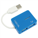 Logilink | USB 2.0 Hub 4-Port, Smile, Blue-2