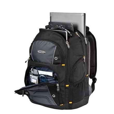 Targus | Drifter | Convient aux ordinateurs jusqu'à 15,6 pouces | Sac à dos | Noir/Gris | Bandoulière