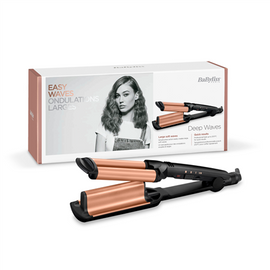 BaByliss Deep Waves Curling iron Warm Black, Orange 98.4" (2.5 m)