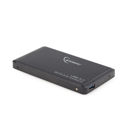 Boîtier de disque dur de stockage Gembird EE2-U3S-2 Boîtier de disque dur Noir 2,5"