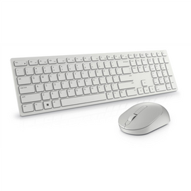 Dell | Keyboard and Mouse | KM5221W Pro | Keyboard and Mouse Set | Wireless | Mouse included | Russian | White | 2.4 GHz