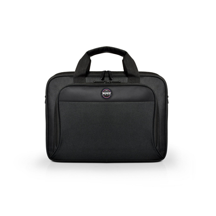 PORT DESIGNS | 105064 | HANOI II CLAMSHELL | Fits up to size 15.6 " | Messenger - Briefcase | Black | Shoulder strap