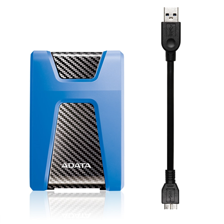 ADATA HD650 1TB HDD / Externí / 2,5" / USB 3.1 / modrý