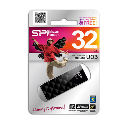 Silicon power  ultima u03  32 go  usb 2.0  noir