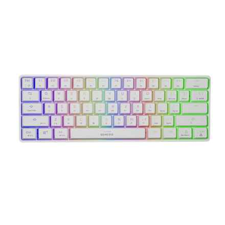 Klaviatūra Genesis Thor 660 RGB White