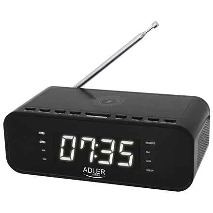 Radio-réveil ADLER AD 1192b noir