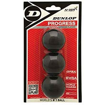 Squash ball Dunlop PROGRESS 3-blister