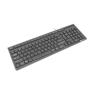 Natec | Keyboard | Discus 2 Slim | Standard | Wired | US | Black | USB 2.0 | 424 g | Numeric keypad - 0