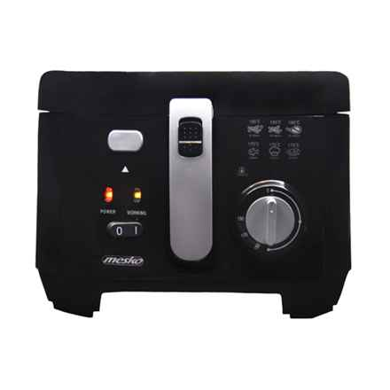 Mesko | Deep fryer | MS 4908 | Power 1800 W | Capacity 2.5 L | Black