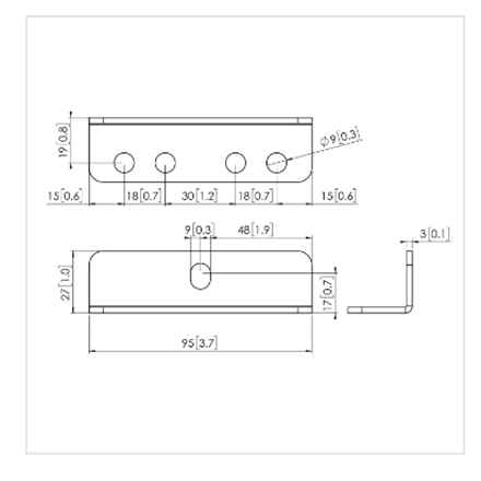 Vogels | Autre | Kit de support PFA 9126 pour PFB 34xx | Argent