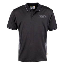 Jcb trade black/grey polo