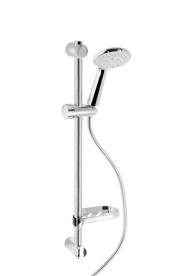 Saliscendi completo con doccia multigetto regolabile con 5 getti