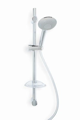 Saliscendi completo con doccia multigetto regolabile con 3 getti