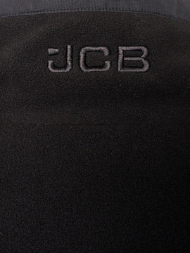 Jcb trade heavyweight 1/4 zip black tech fleece