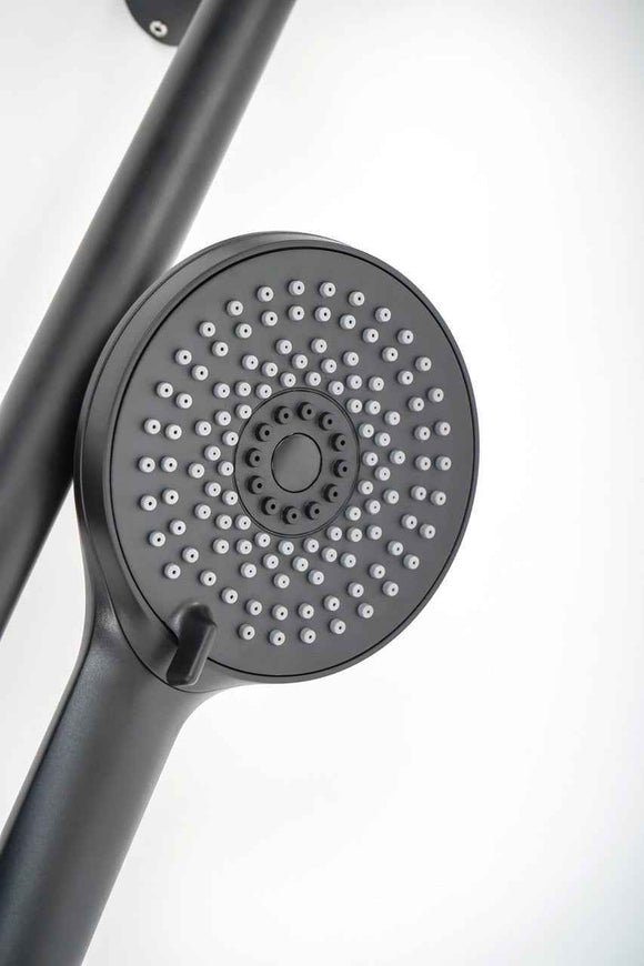 Doccetta tre getti nero opaco