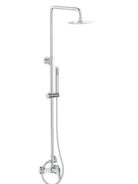 Colonna doccia completa di miscelatore pronta per l'installazione