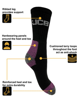 3pk ladies work socks t 37-41