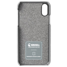 Coque Krusell Broby pour Apple iPhone XS Max gris clair
