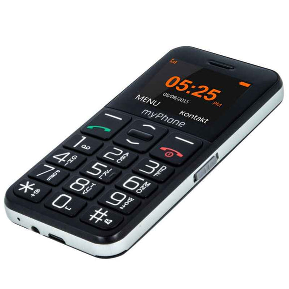 myPhone Halo Easy | Black | 1.77 " | TFT | 24 MB | 32 MB | Single SIM | Bluetooth | Main camera resolution 0.3 MP | 1000 mAh