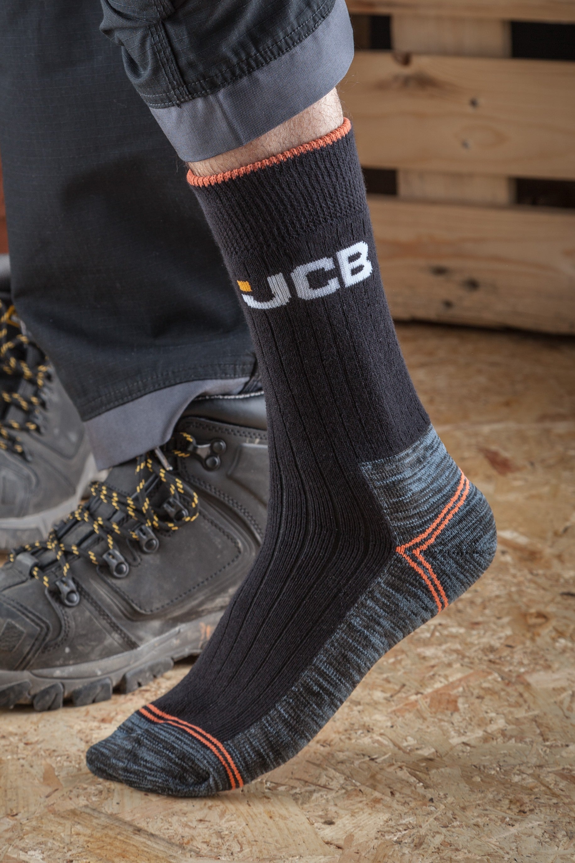 3pk high vis boot socks