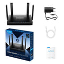 Cudy WR3000 wireless router Gigabit Ethernet Dual-band (2.4 GHz / 5 GHz) Black