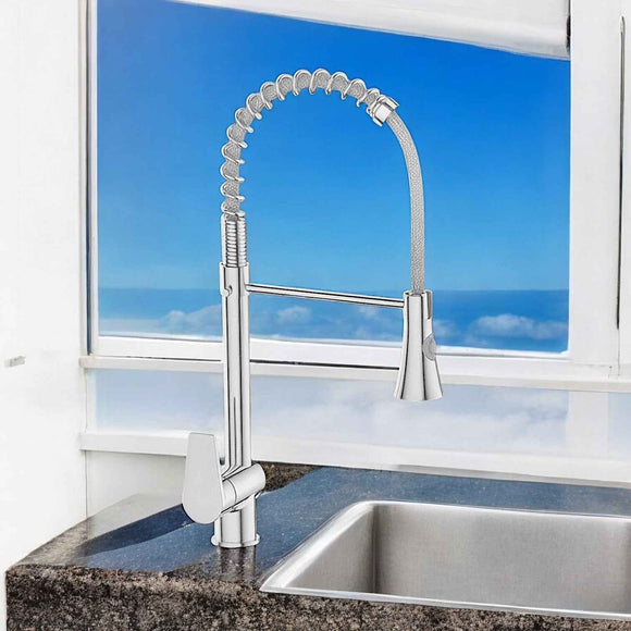 Miscelatore per lavello doccia estraibile completo