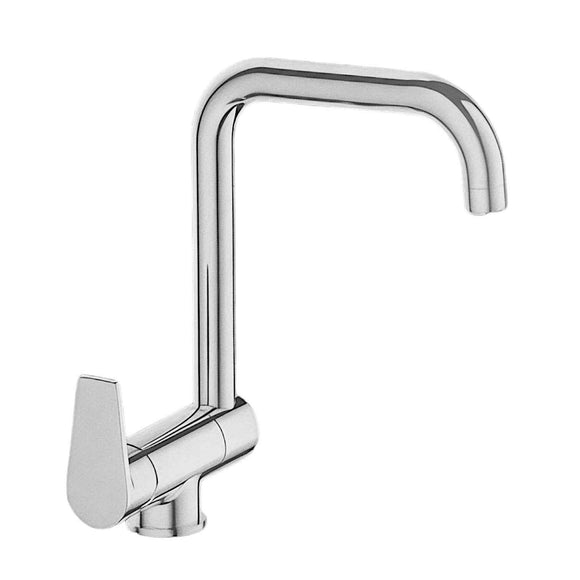 Miscelatore per lavello sottofinestra abbattibile completo