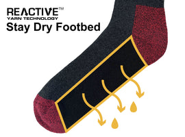 Lot de 3pk boot socks