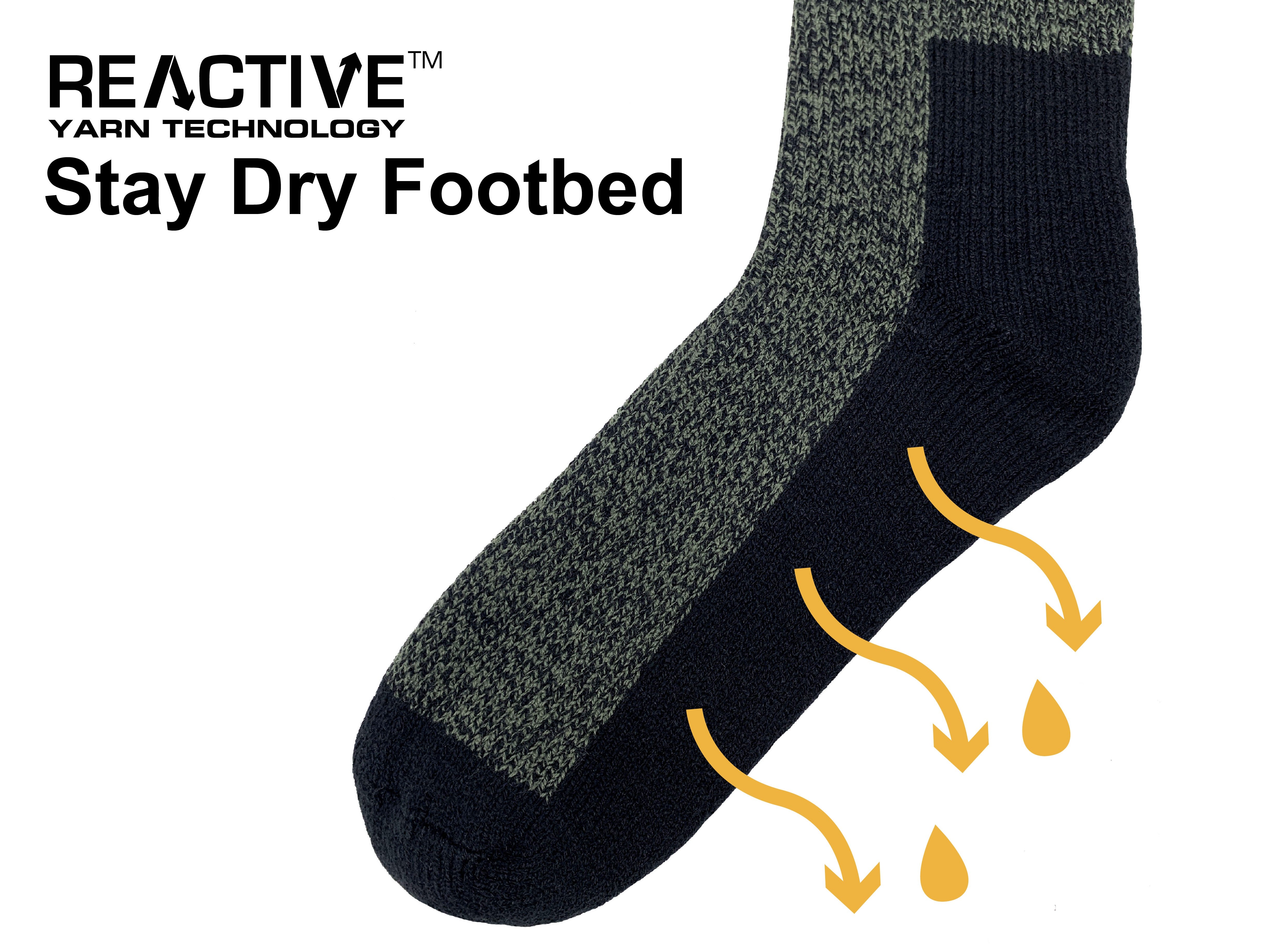 1pk thermasocks with extended achilles - 0