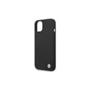 Coque en silicone bmw bmhcp14msilbk pour apple iphone 14 plus